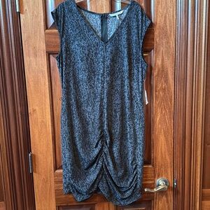 UK Style by French Connection Manhattan Moment Animal Print Dress Size 12 NWT